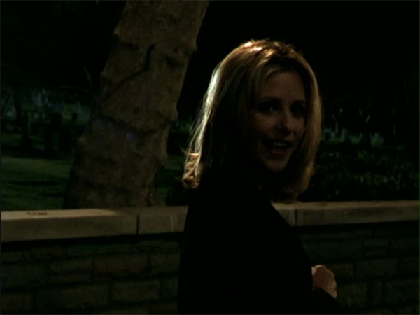 Buffy Summers asks "Did you miss me?"
