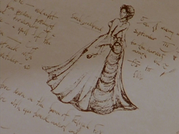 A sketch of an 18th century noblewoman