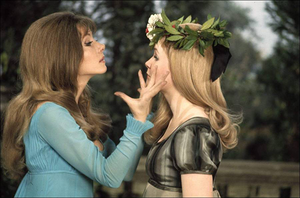 A still from the 1970 film "The Vampire Lovers"