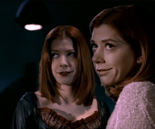 Willow and Vampire Willow share an identical disdain for Anya.